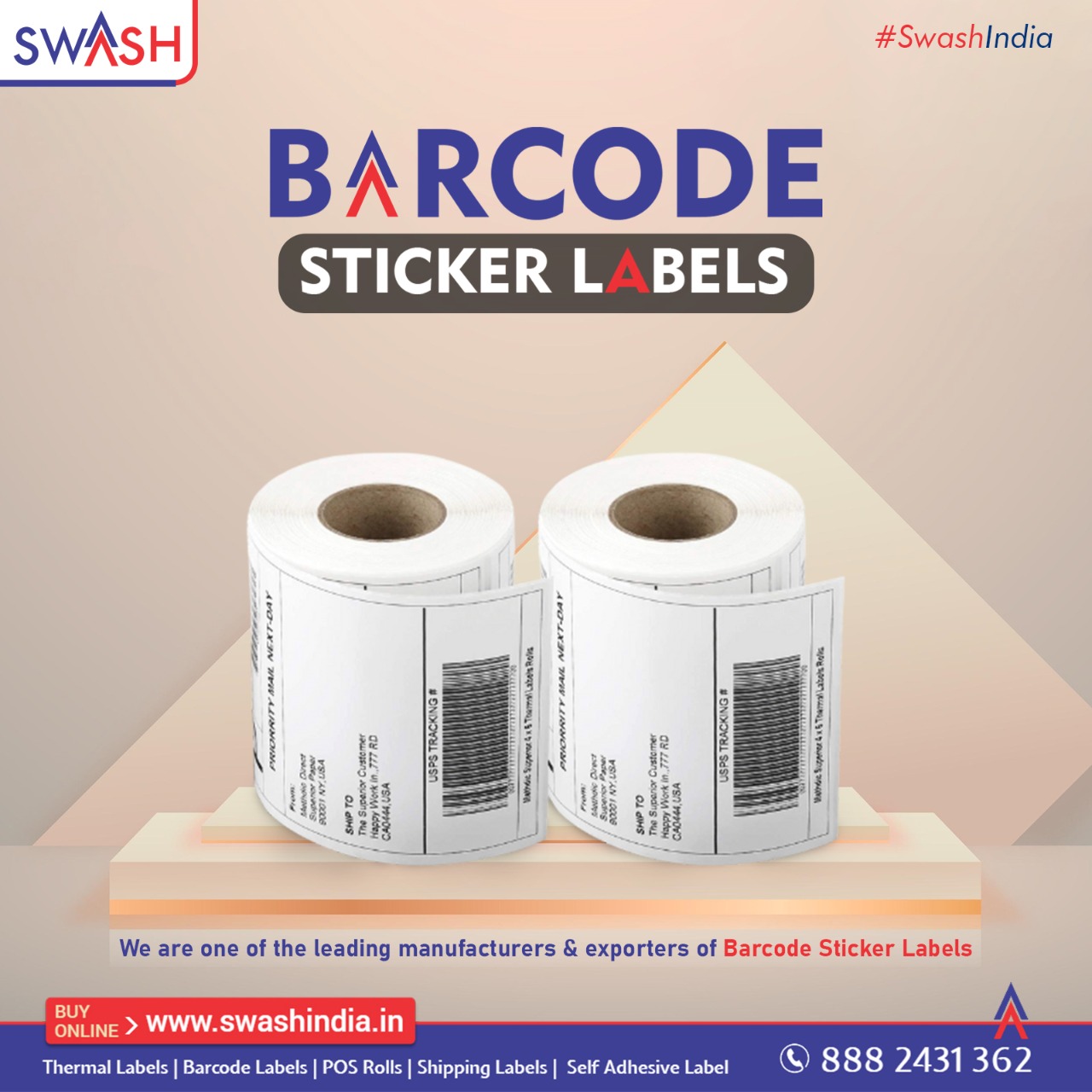 Barcode label roll manufacturers
