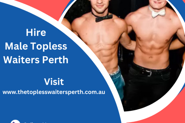 Topless male waiters Perth