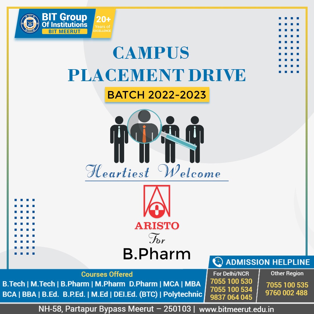 B.Pharm institute Meerut