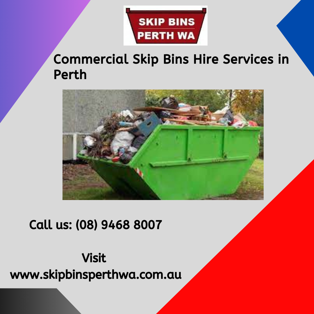 commercial skip bins hire services in perth