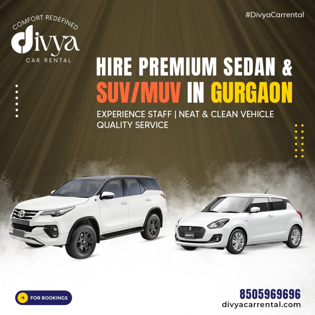 Experience The SUV Rental, Gurgaon and Be Satisfied