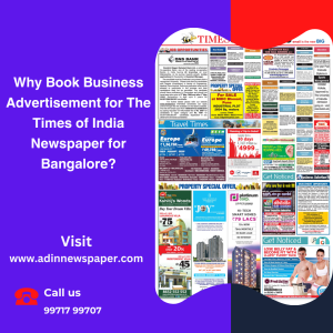 Times of India Bangalore Ads