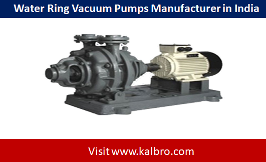 Water Ring Vacuum Pumps Manufacturer in India