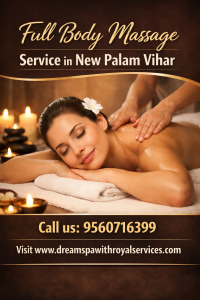 Relaxing full body massage experience