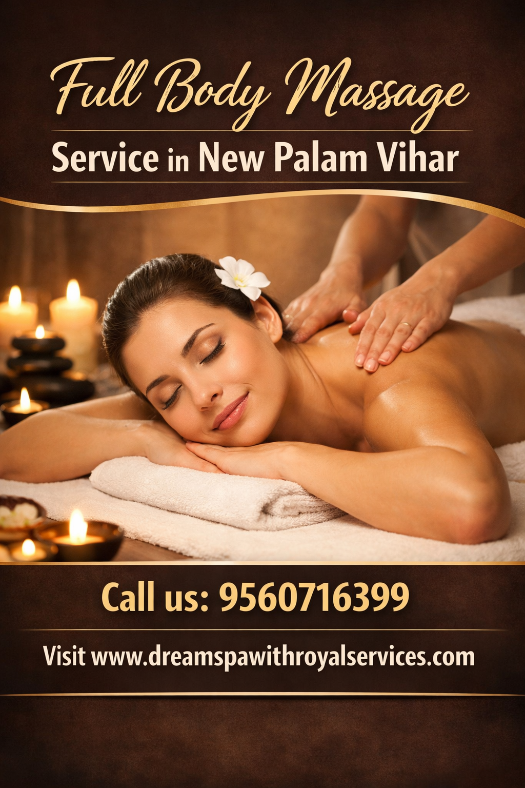 Relaxing full body massage experience