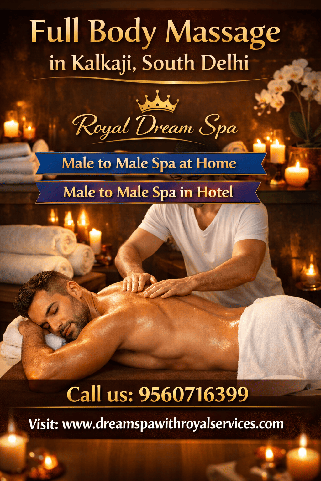Full body massage in Kalkaji