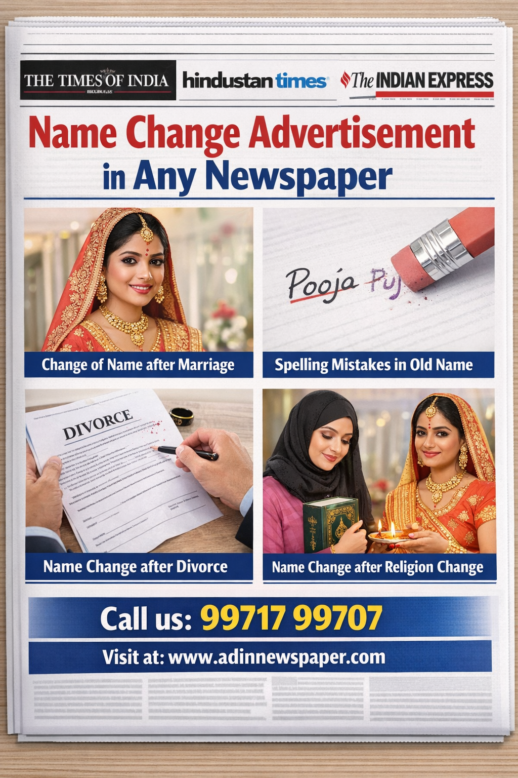 Name Change Advertisement