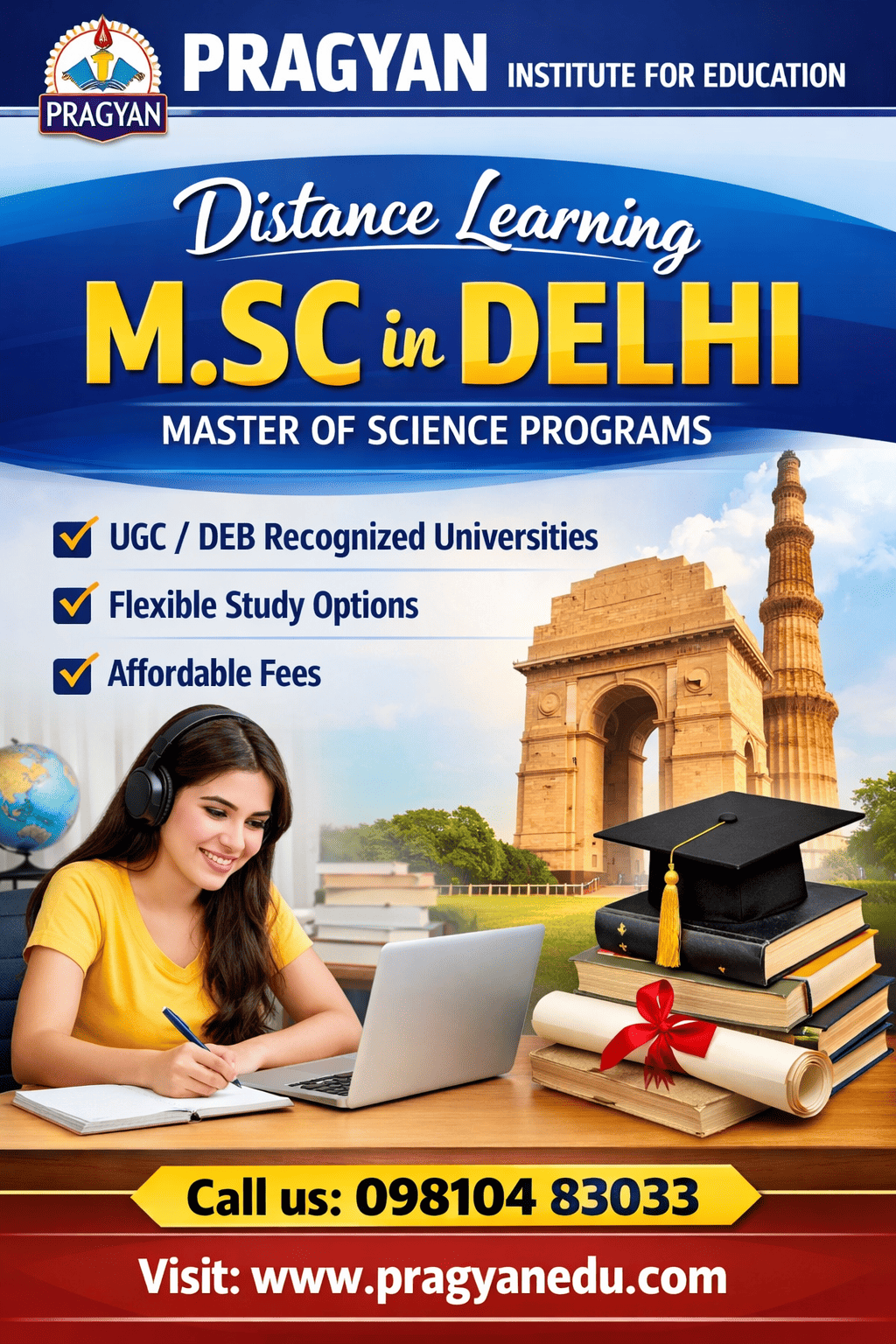 Distance Learning M.SC in Delhi