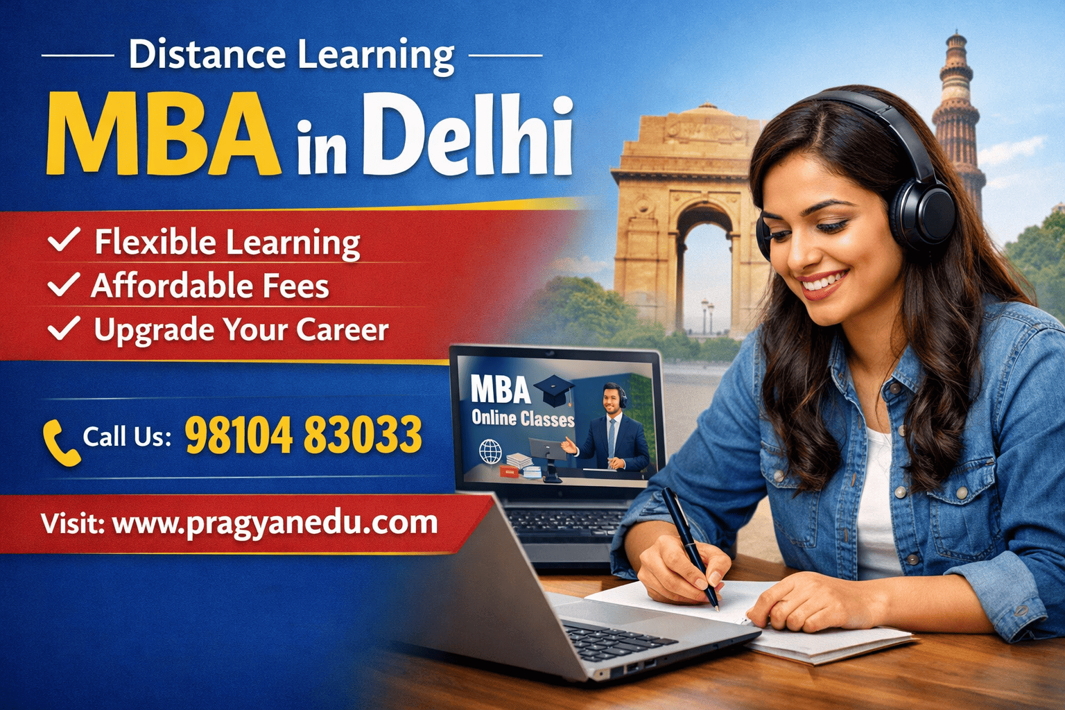 Distance learning MBA in Delhi