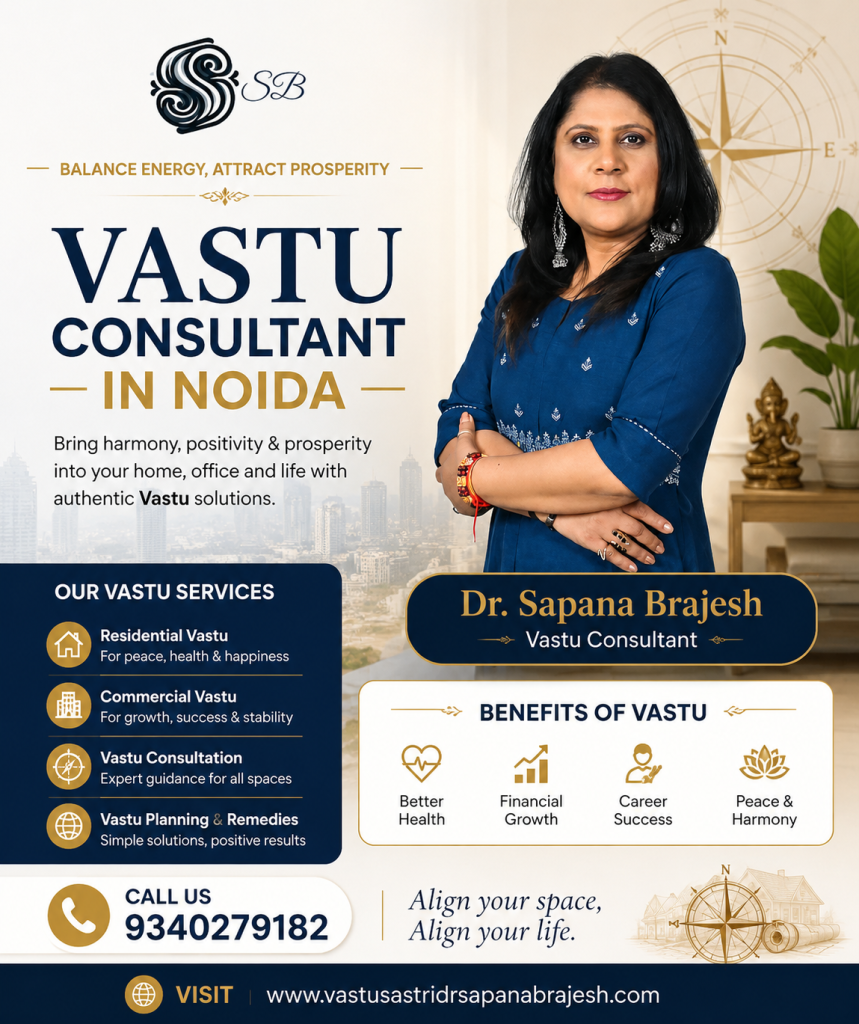 Famous Vastu Consultant in Noida – Consult Dr. Sapana Brajesh for a Harmonious and Prosperous Life