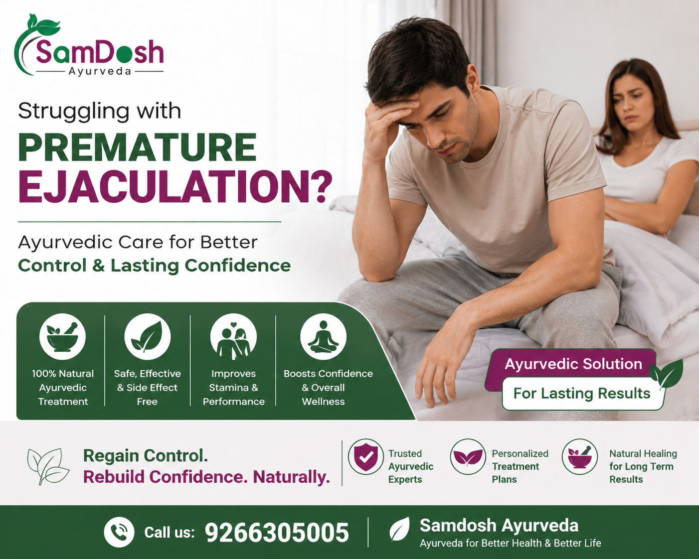 Ayurvedic Treatment for Premature Ejaculation in Noida