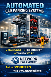 Automated car parking system in action