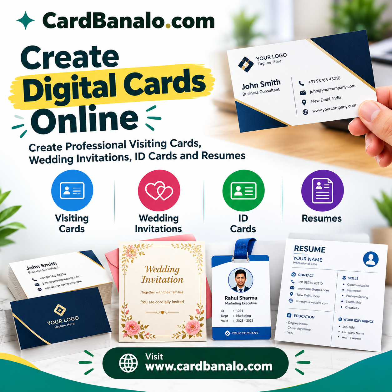 Create Digirtal Cards Online